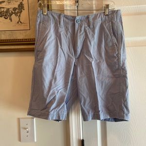 Men’s 29” Old Navy Flat Front Shorts in Light Blue